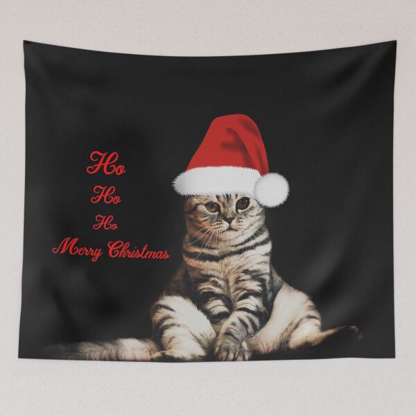 Item preview, Ho Ho Ho Christmas Cat designed and sold by timelessfancy.