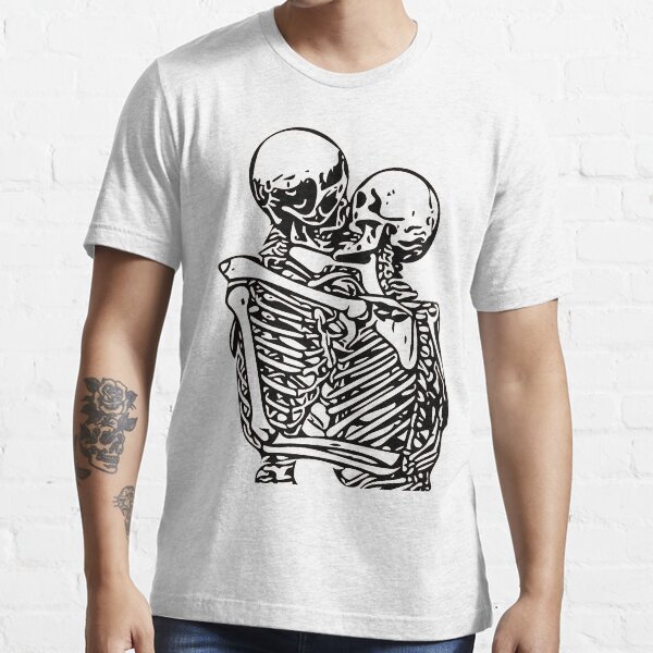 Kissing skeletons rib cage Essential T-Shirt