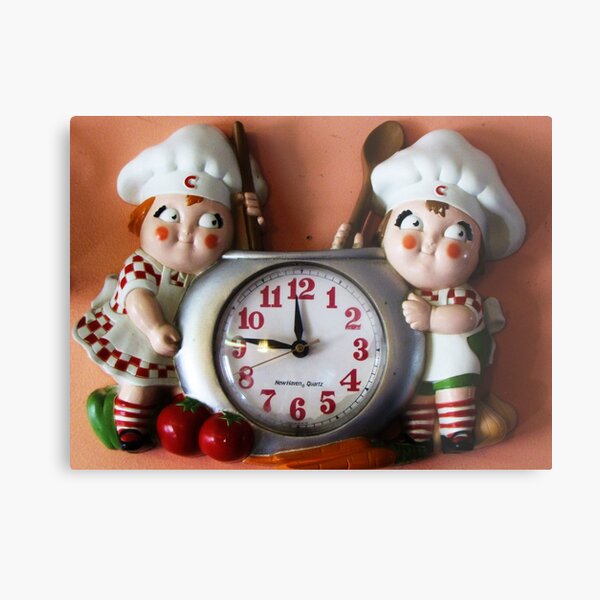 Campbell's Soup Kids Clock Metal Print
