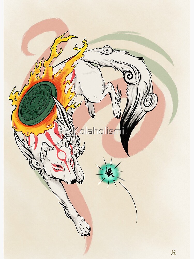 Okami Art  Okami, Amaterasu, Artwork