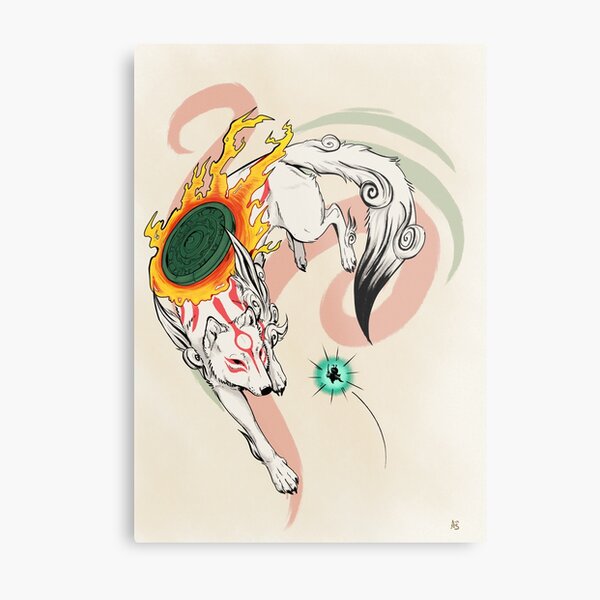 Okami Amaterasu Sun Goddess Matte Print 