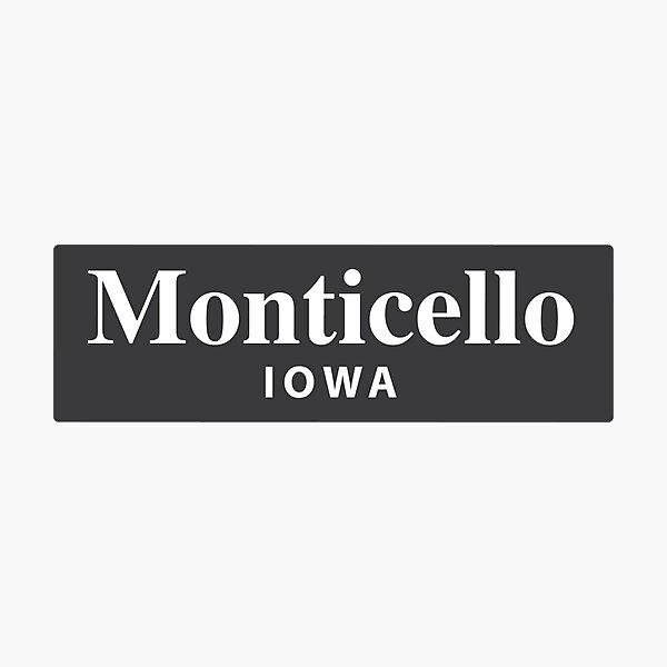 "Monticello, Iowa" Photographic Print for Sale by EveryCityxD2 Redbubble