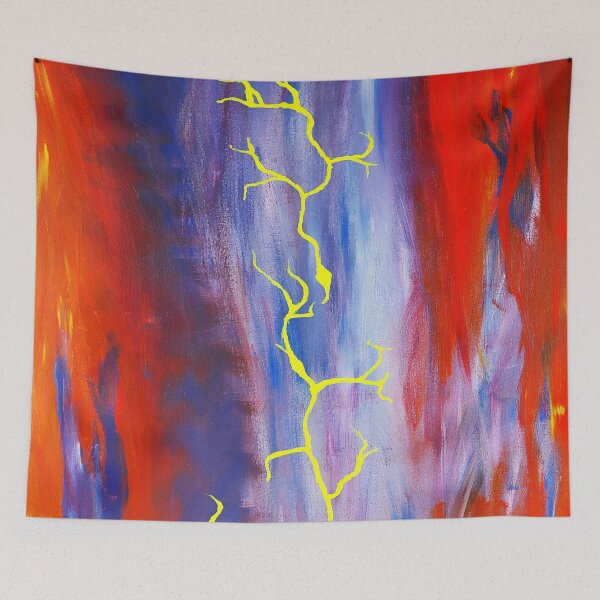 Item preview, Abstract Lightning designed and sold by Jeanette Koch.