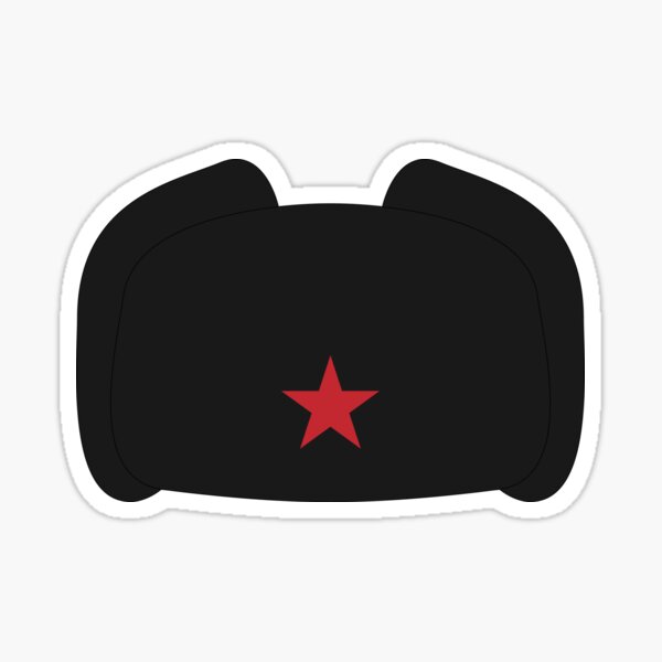 Slav Hat Stickers Redbubble - russian ushanka roblox