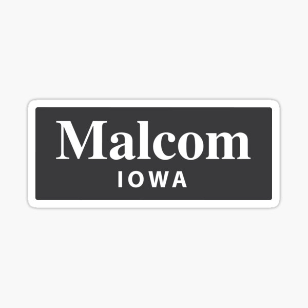 Item preview, Malcom, Iowa designed and sold by EveryCityxD2.