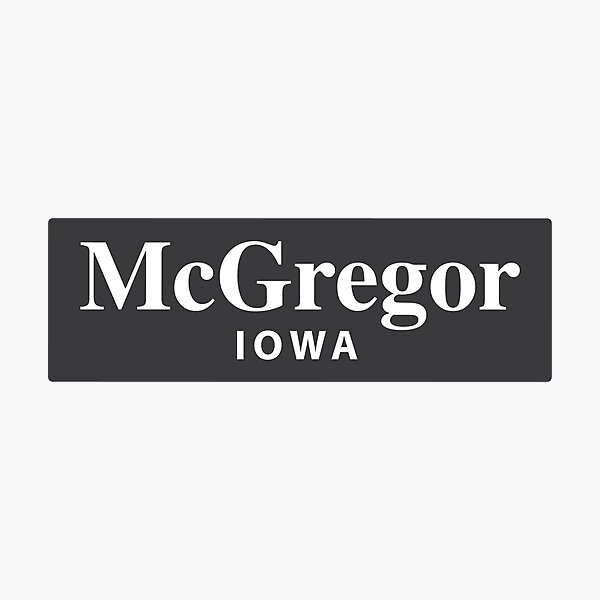 Item preview, McGregor, Iowa designed and sold by EveryCityxD2.