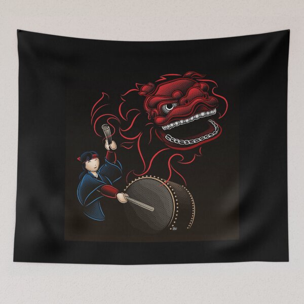 Item preview, Taiko Summons Shishi designed and sold by HarisenDaiko.
