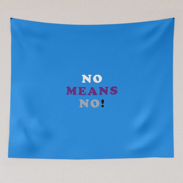 Item preview, ASEXUALITY NO MEANS NO! ASEXUAL T-SHIRT designed and sold by asexualise.