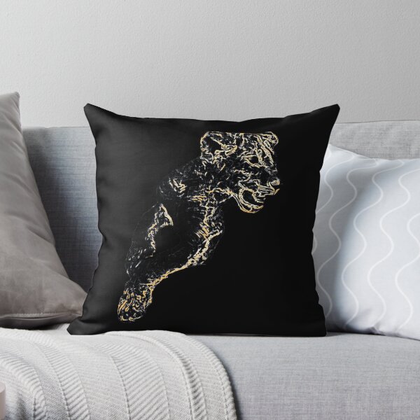 African Lion Cub - Young Lion Throw Pillow