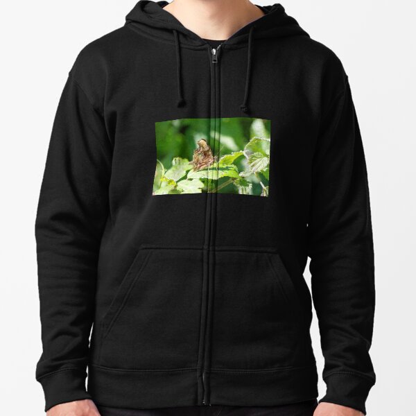 Comma Butterfly Zipped Hoodie