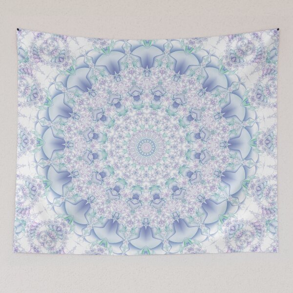 Item preview, Purple, Blue, and Green Pastel Mandala designed and sold by Kelly Dietrich Mandala & Fractal Art.