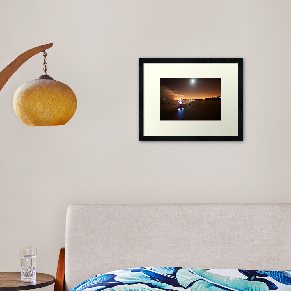 Man Framed Art Print