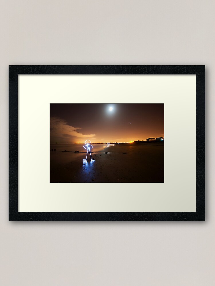 Alternate view of Man Framed Art Print