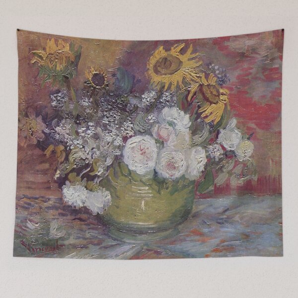 Item preview, Van Gogh: Bowl with Sunflowers, Roses and Other Flowers  designed and sold by The Art Collector.