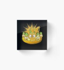 Funny Demo Pineapple Acrylic Block