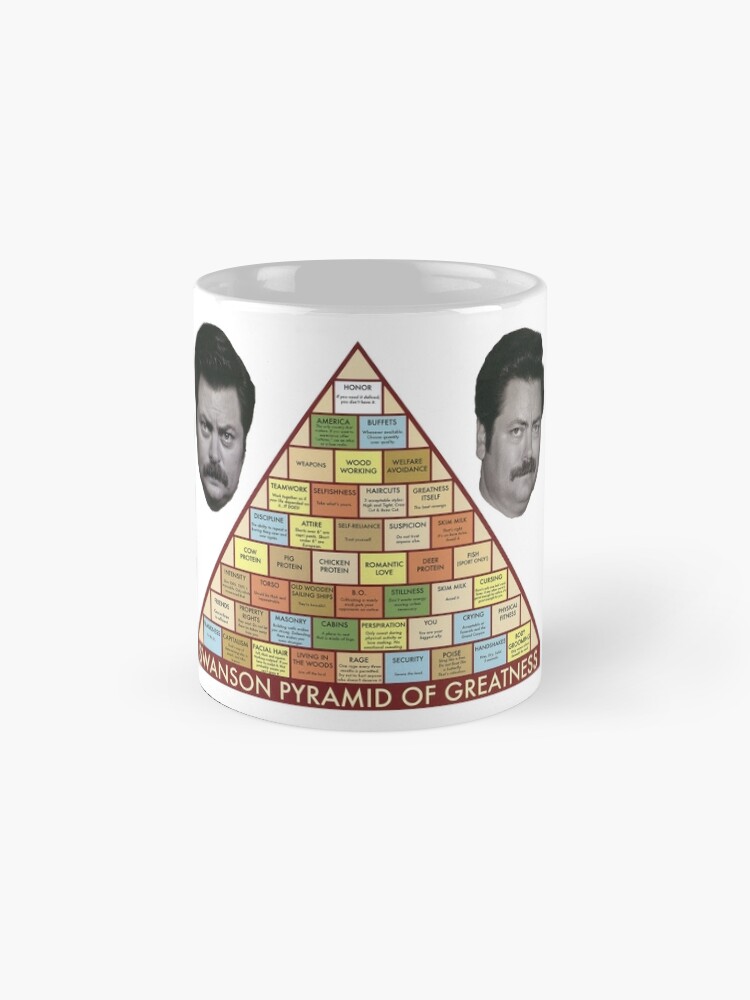 Alternate view of Swanson Pyramid of Greatness Mug