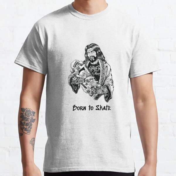 Born To Skate - Skateboard - Skate tee - Skate Shirt - Skateboard Shirt - Skater - Skate Dude - Skateboard life Classic T-Shirt