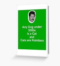 Dogs and Cats Greeting Card