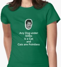 Dogs and Cats Women's Fitted T-Shirt