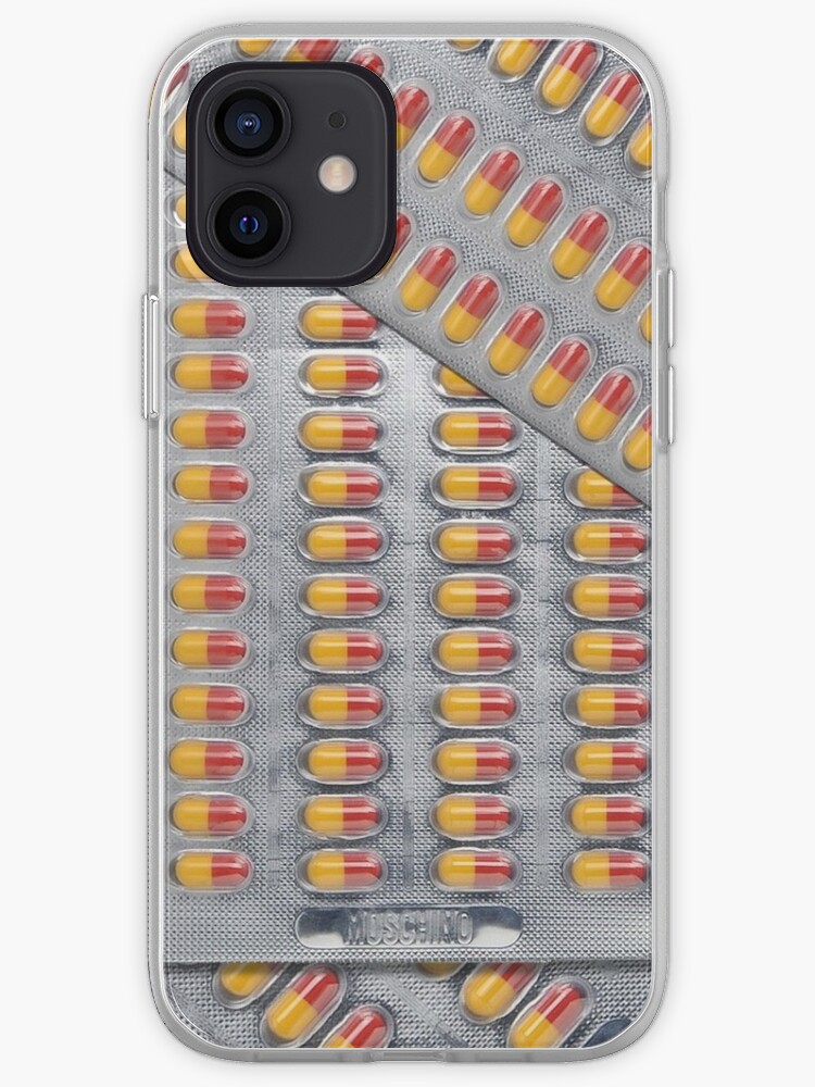 moschino pill phone case