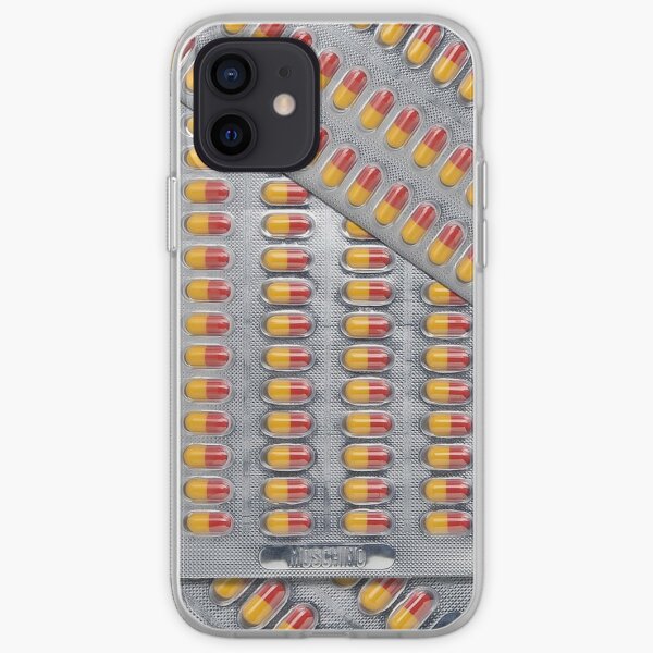 moschino pill phone case
