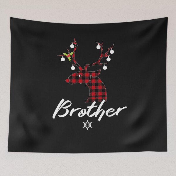 Item preview, Brother Christmas Matching Family Buffalo Plaid Reindeer Holiday Gift designed and sold by Sapphire Star.
