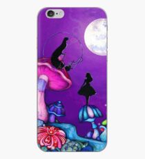 Alice in Wonderland and Caterpillar iPhone Case