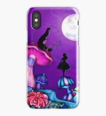 Alice in Wonderland and Caterpillar iPhone Case