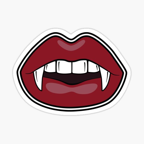 mouth boca vampire vampiro anime sticker by @angelic_mei