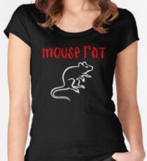 Camiseta entallada de cuello ancho Rata del ratón
