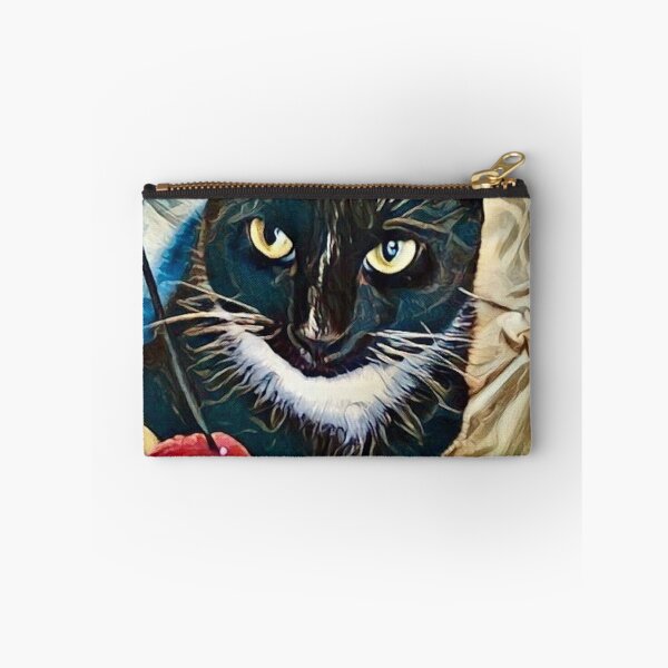 Item preview, Black Cat Digital Art Painting designed and sold by BernerAndBasset.