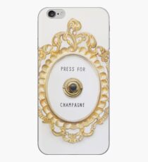 Press For Champagne Button iPhone Case
