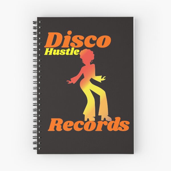 Aperçu de l'œuvre Disco Hustle Records vinyle des années 70 créée et vendue par Ravermonkey.