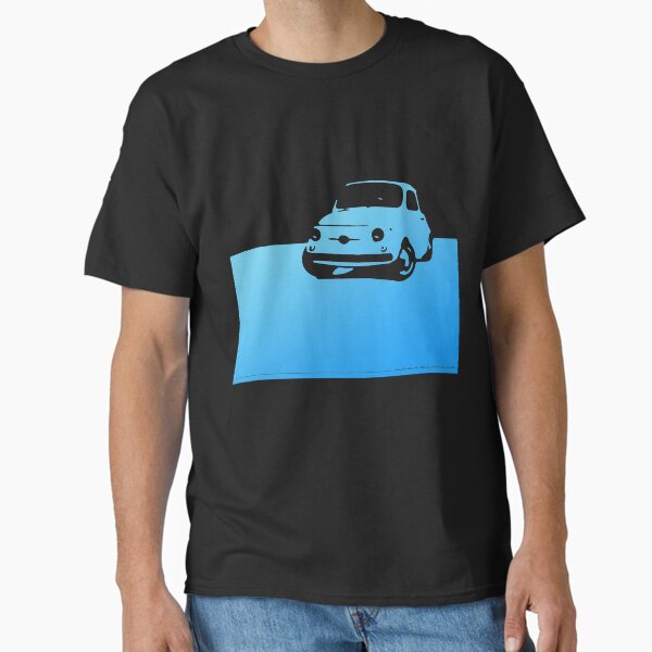 Item preview, Fiat 500, 1959 - Light blue on black designed and sold by uncannydrive.