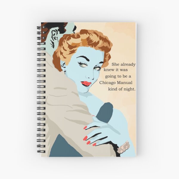 A Chicago Manual Night Spiral Notebook
