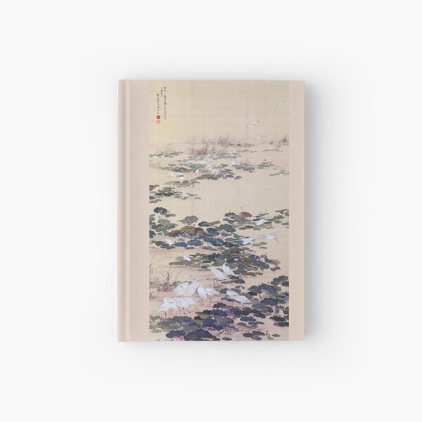 Item preview, Egrets in a Lotus Pond (Restored Japanese Artwork) designed and sold by PromoteProgress.