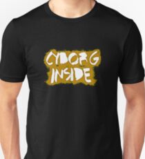 Camiseta unisex Cyborg Inside (Oro)