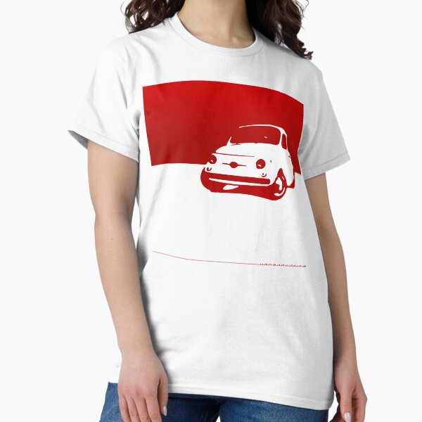 Item preview, Fiat 500, 1959 - Red on white designed and sold by uncannydrive.