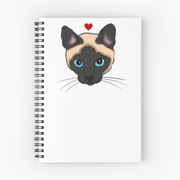 Item preview, Cute Siamese Cat with Heart, Siamese Cat Mom, Siamese Cat Lover designed and sold by Furkid Studio.