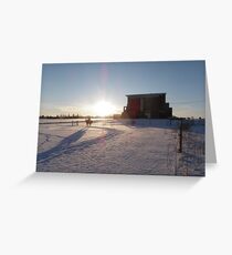 Winter at HJC. Greeting Card