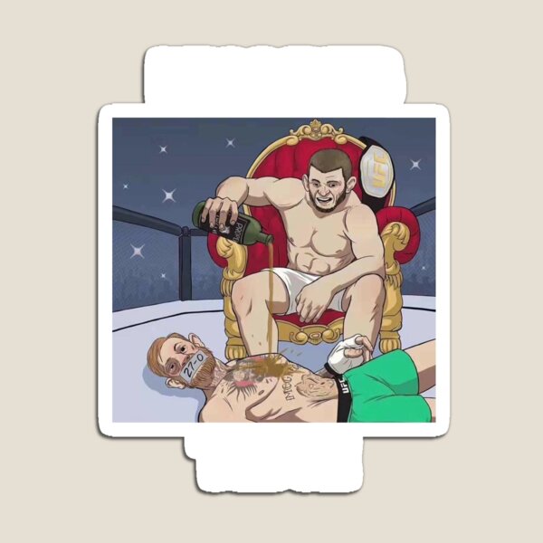 Item preview, Khabib Nurmagomedov Humiliates Conor Mcgregor Funny UFC Design designed and sold by Combat Design.