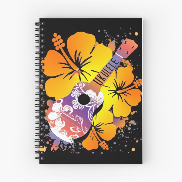 Item preview, UKULELE GOLDEN HIBISCUS designed and sold by matai-anuanua.