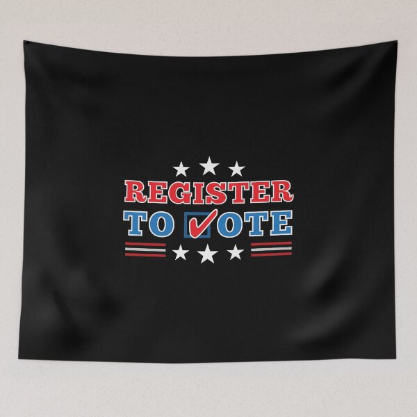 Item preview, Patriotic "Register to Vote" Election designed and sold by Elvin Dantes.