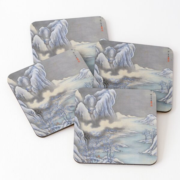 Item preview, Winter Scene (Restored Japanese Artwork) designed and sold by PromoteProgress.