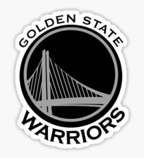 Golden State Warriors B&W Sticker