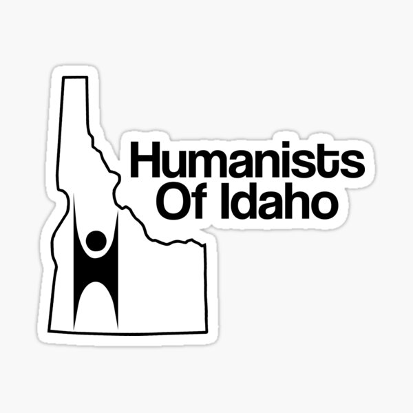 Plain Humanist Design for Humanists of Idaho Sticker