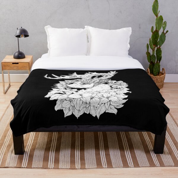 Item preview, Non-typical Quartz Buck - Black and White designed and sold by Kellie Lamphere.
