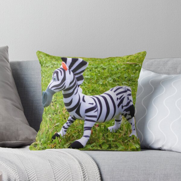 Item preview, Zebra toy on a green grass designed and sold by Roma Czulowska.
