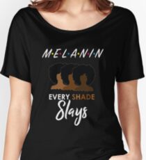 Melanin-Freunde jeder Schatten tötet Loose Fit T-Shirt