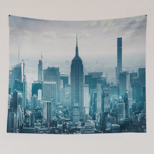 Item preview, A Blue Scene of New York City designed and sold by NoColorDesigns.